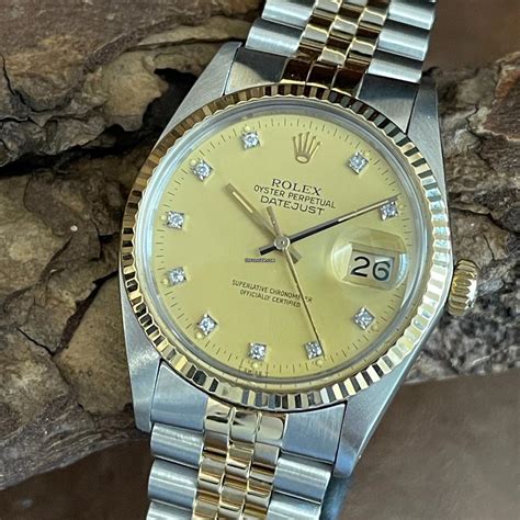 Rolex Datejust 36 36mm St/G 16013 Full Set LC100 .